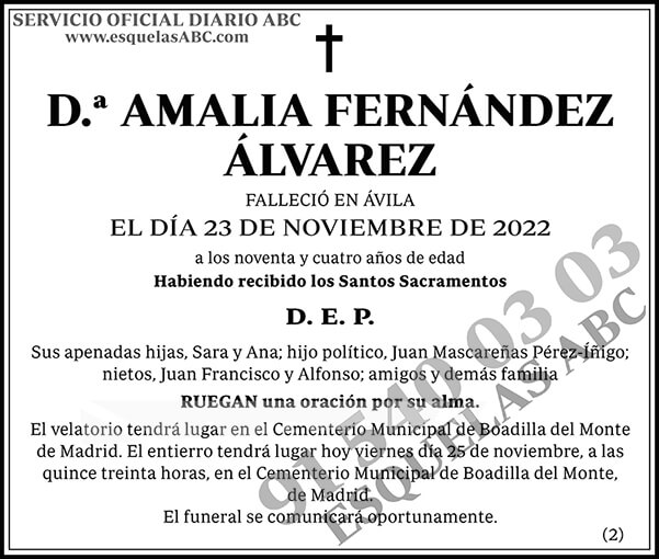 Amalia Fernández Álvarez