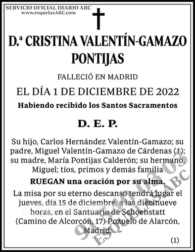 Cristina Valentín-Gamazo Pontijas