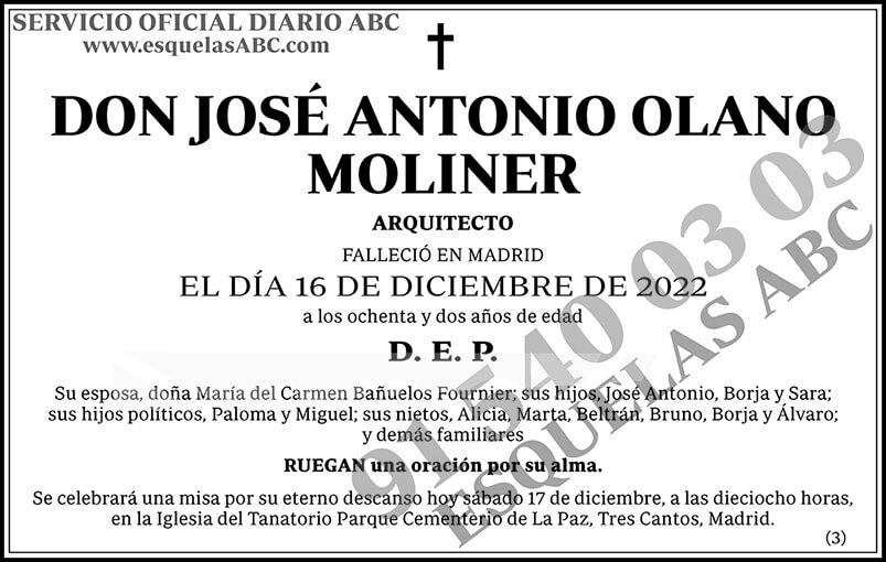 José Antonio Olano Moliner