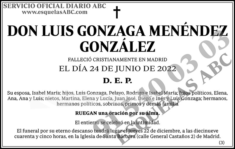 Luis Gonzaga Menéndez González