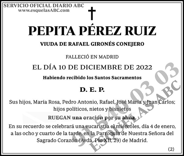 Pepita Pérez Ruiz