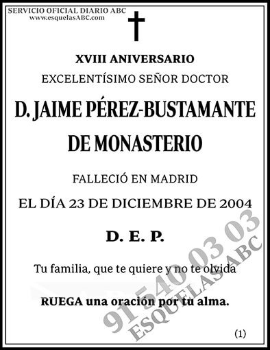 Jaime Pérez-Bustamante de Monasterio