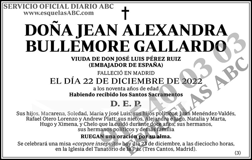 Jean Alexandra Bullemore Gallardo