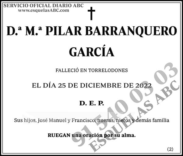 M.ª Pilar Barranquero García