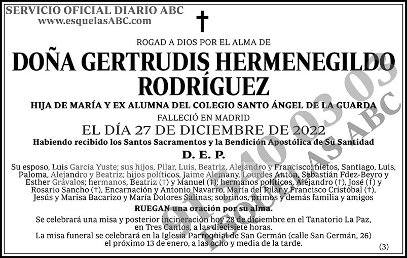 Gertrudis Hermenegildo Rodríguez