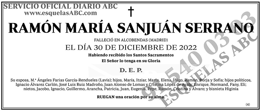 Ramón María Sanjuán Serrano