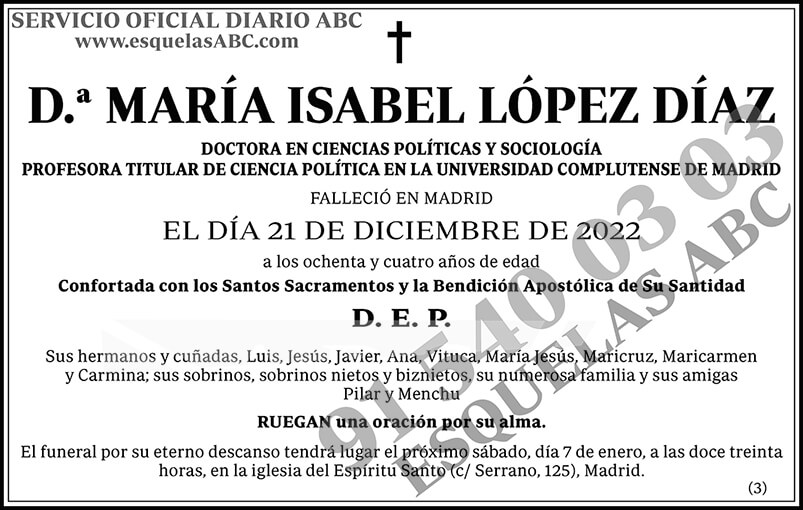 María Isabel López Díaz