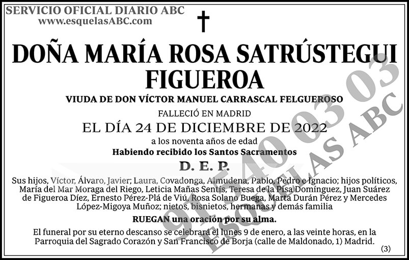 María Rosa Satrústegui Figueroa