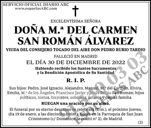 M.ª del Carmen San Román Álvarez