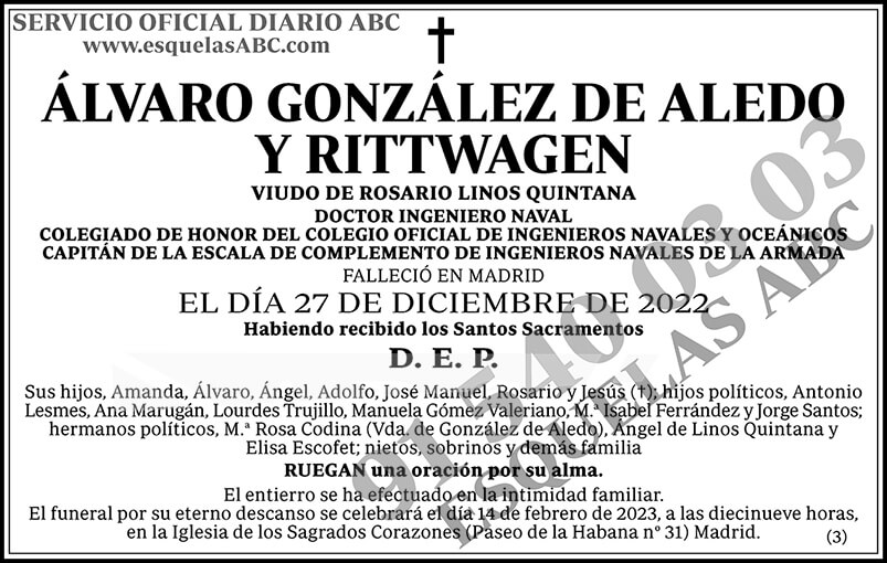 Álvaro González de Aledo y Rittwagen