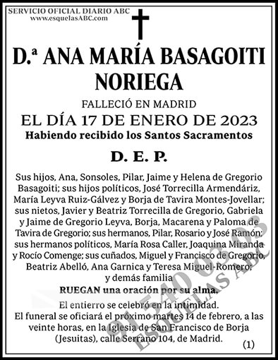 Ana María Basagoiti Noriega