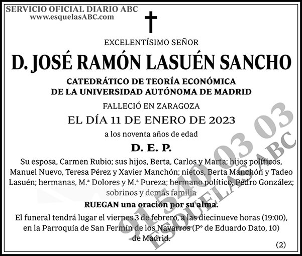José Ramón Lasuén Sancho