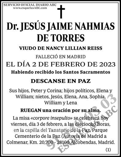 Jesús Jaime Nahmias de Torres