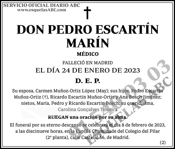 Pedro Escartín Marín