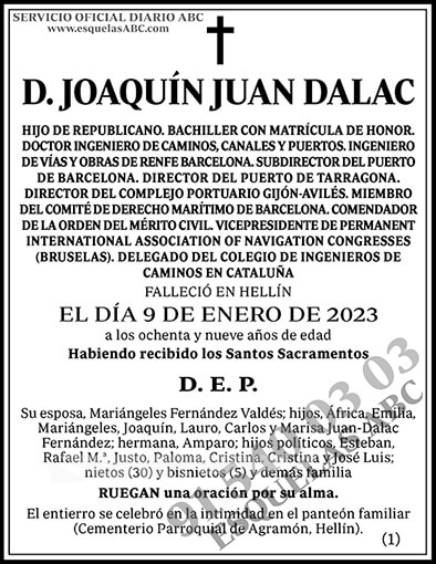 Joaquín Juan Dalac