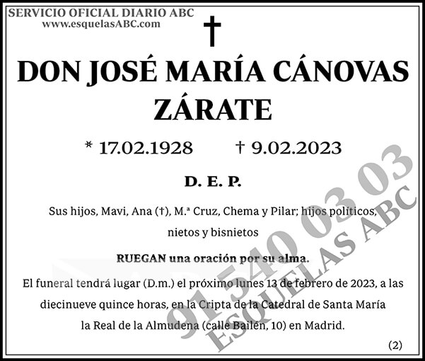 José María Cánovas Zárate