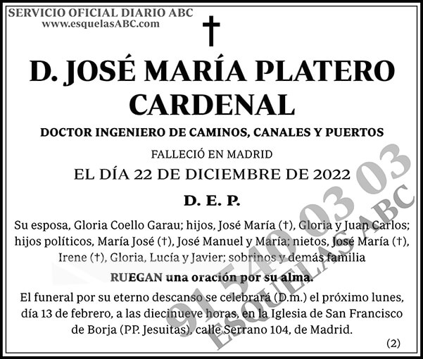 José María Platero Cardenal