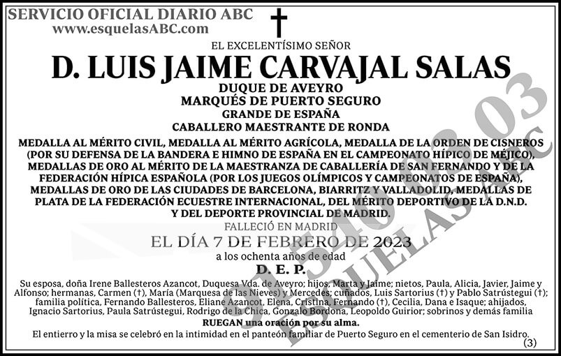 Luis Jaime Carvajal Salas