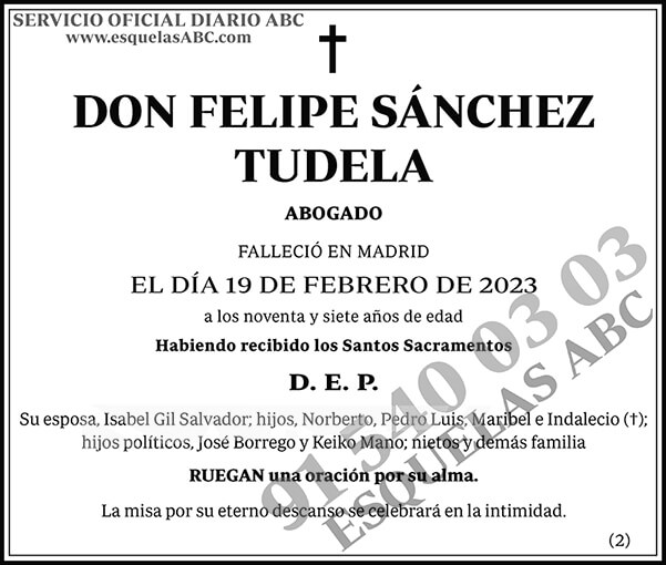 Felipe Sánchez Tudela