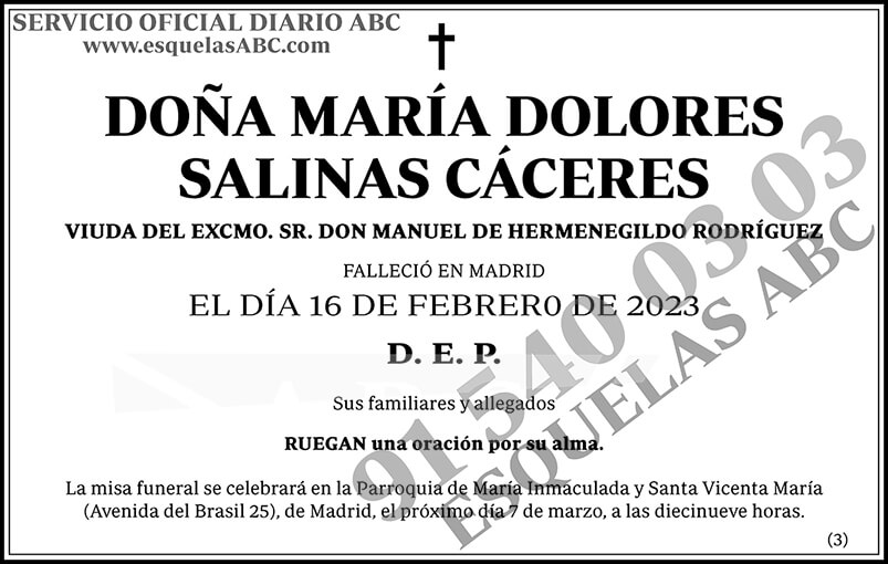 María Dolores Salinas Cáceres
