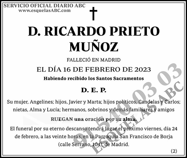 Ricardo Prieto Muñoz