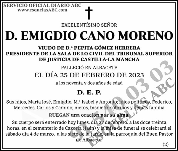 Emigdio Cano Moreno