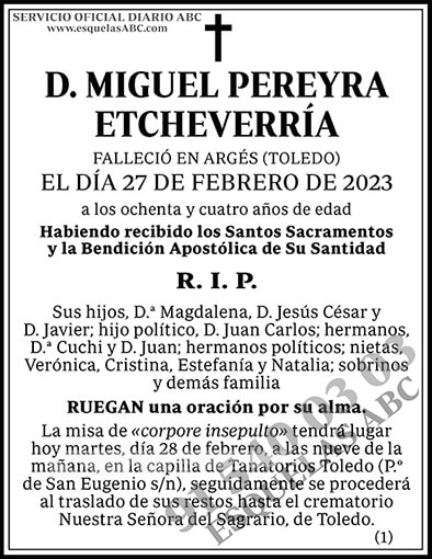 Miguel Pereyra Etcheverría
