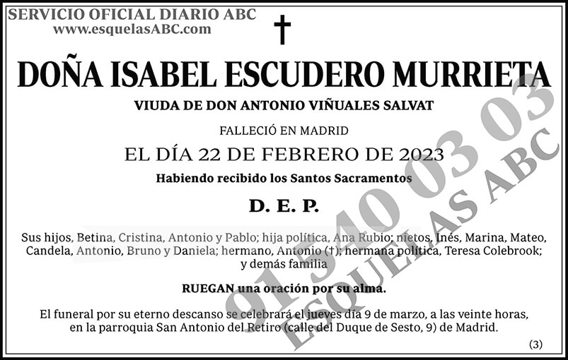 Isabel Escudero Murrieta