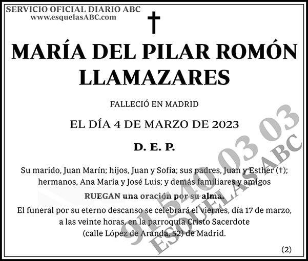 María del Pliar Romón Llamazares