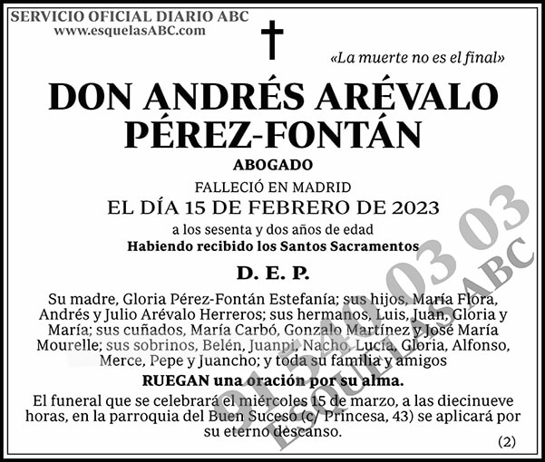 Andrés Arévalo Pérez-Fontán