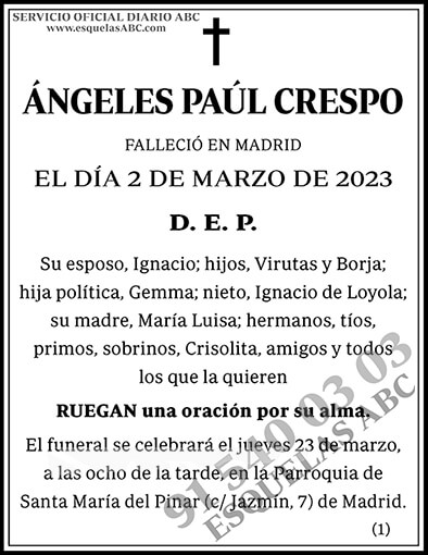 Ángeles Paúl Crespo