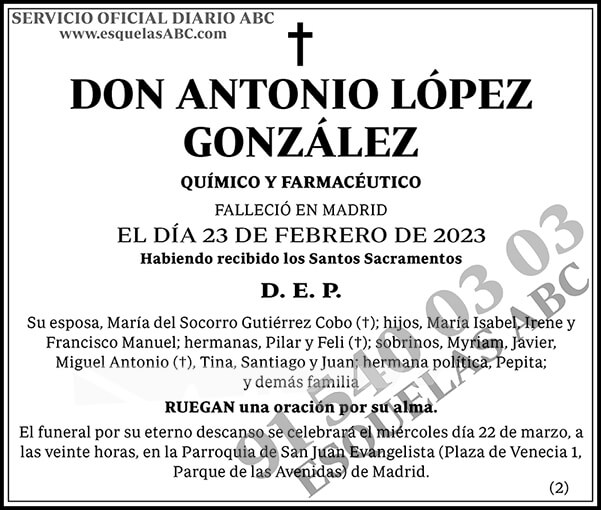 Antonio López González