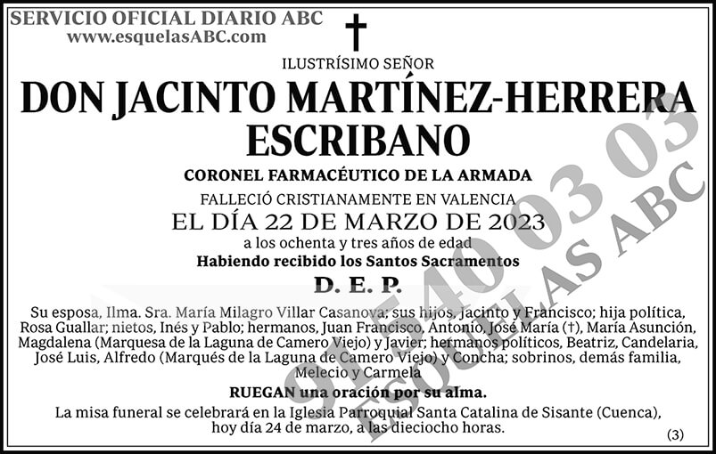 Jacinto Martínez-Herrera Escribano