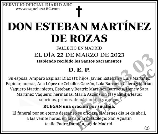 Esteban Martínez de Rozas