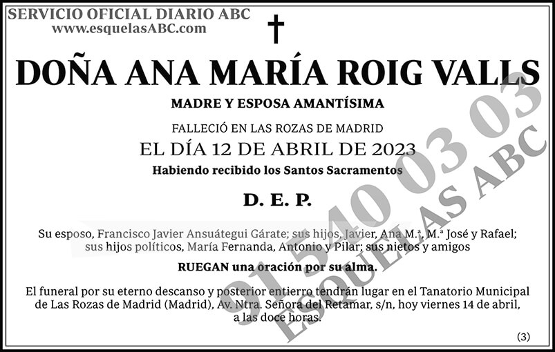 Ana María Roig Valls