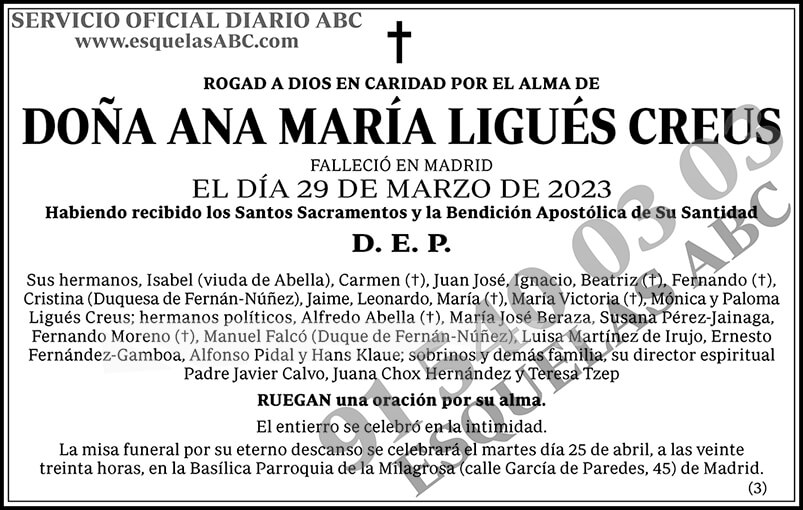 Ana María Ligués Creus