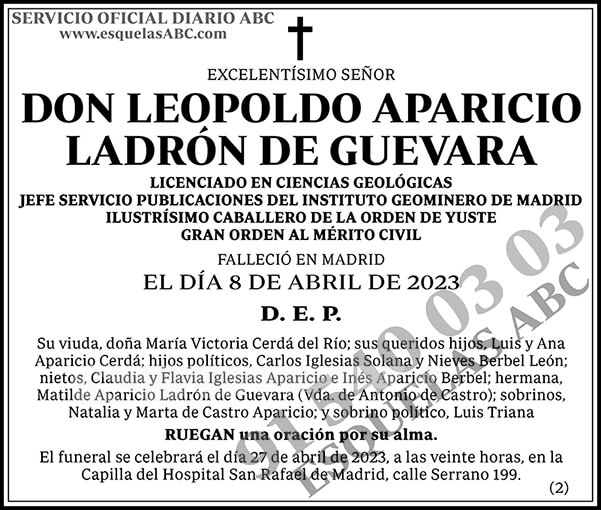 Leopoldo Aparicio Ladrón de Guevara