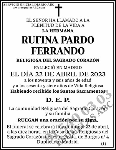 Rufina Pardo Ferrando