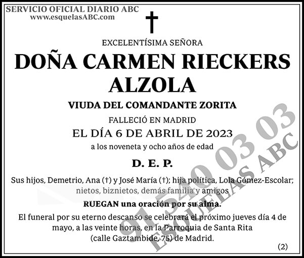 Carmen Rieckers Alzola