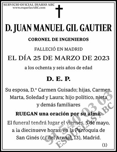 Juan Manuel Gil Gautier