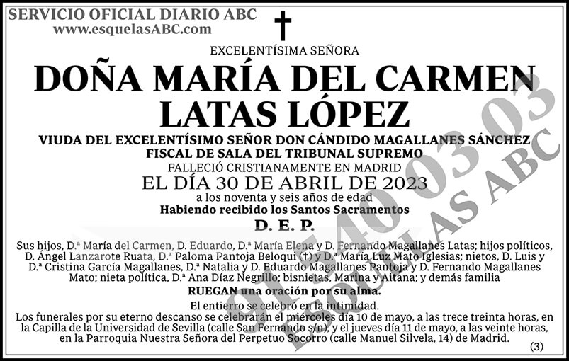 María del Carmen Latas López