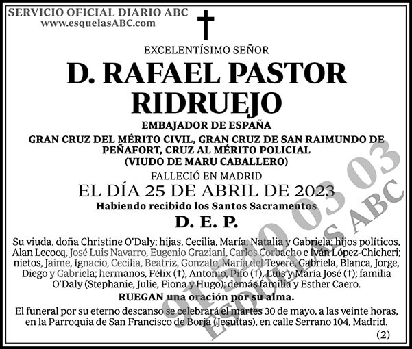 Rafael Pastor Ridruejo