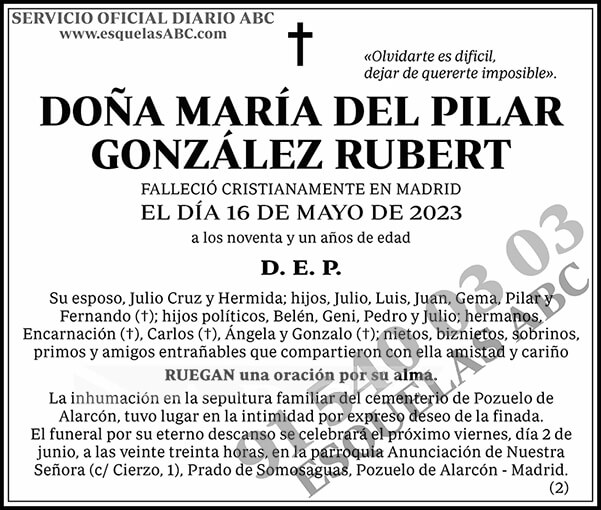 María del Pilar González Rubert