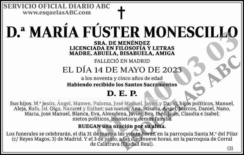 María Fúster Monescillo