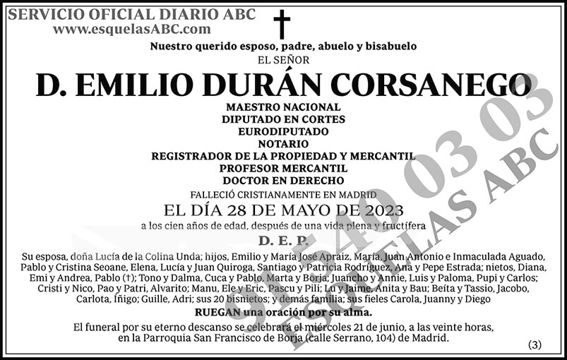 Emilio Durán Corsanego