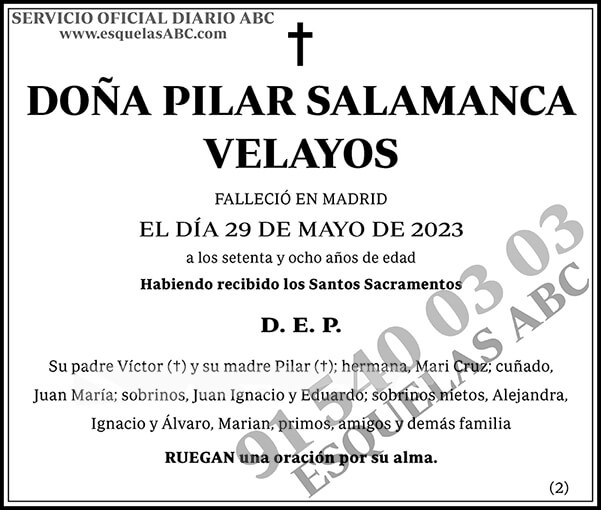 Pilar Salamanca Velayos