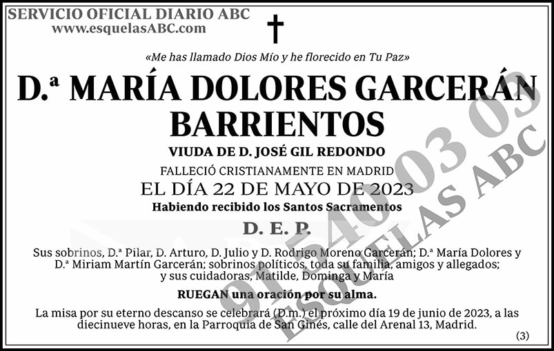 María Dolores Garcerán Barrientos