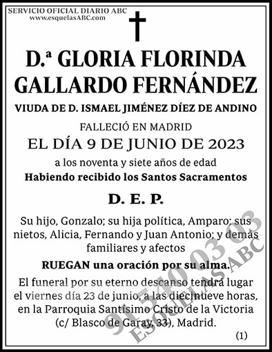 Gloria Florinda Gallardo Fernández