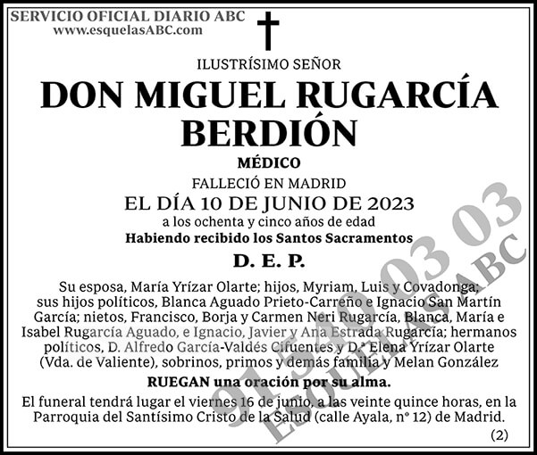 Miguel Rugarcía Berdión