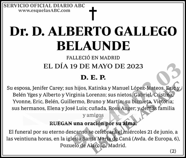 Alberto Gallego Belaunde